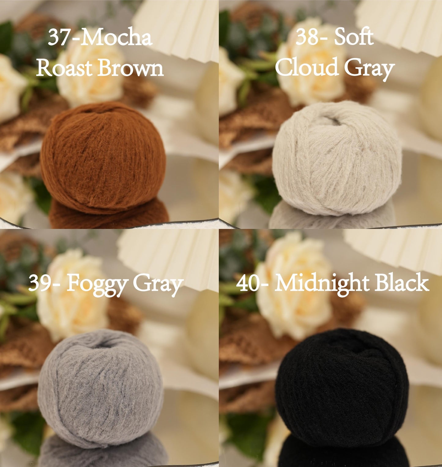 Candy Cloud (Fuzzy Nylon Yarn with Wool Felt)