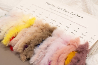 Feather-Soft Faux Fur - Bulky Color Card