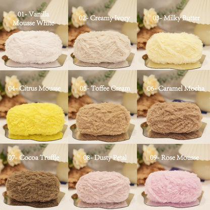 Feather-Soft Faux Fur Yarn