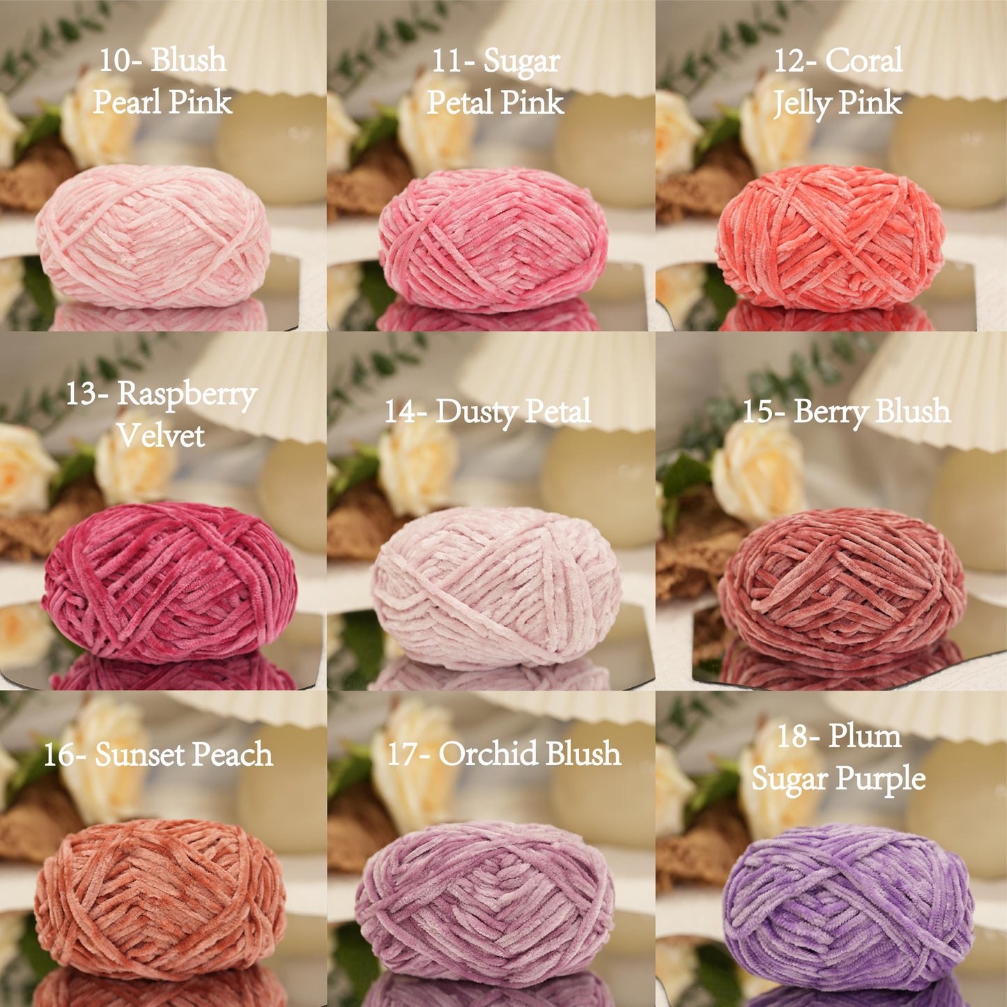 Velvety Chenille Yarn