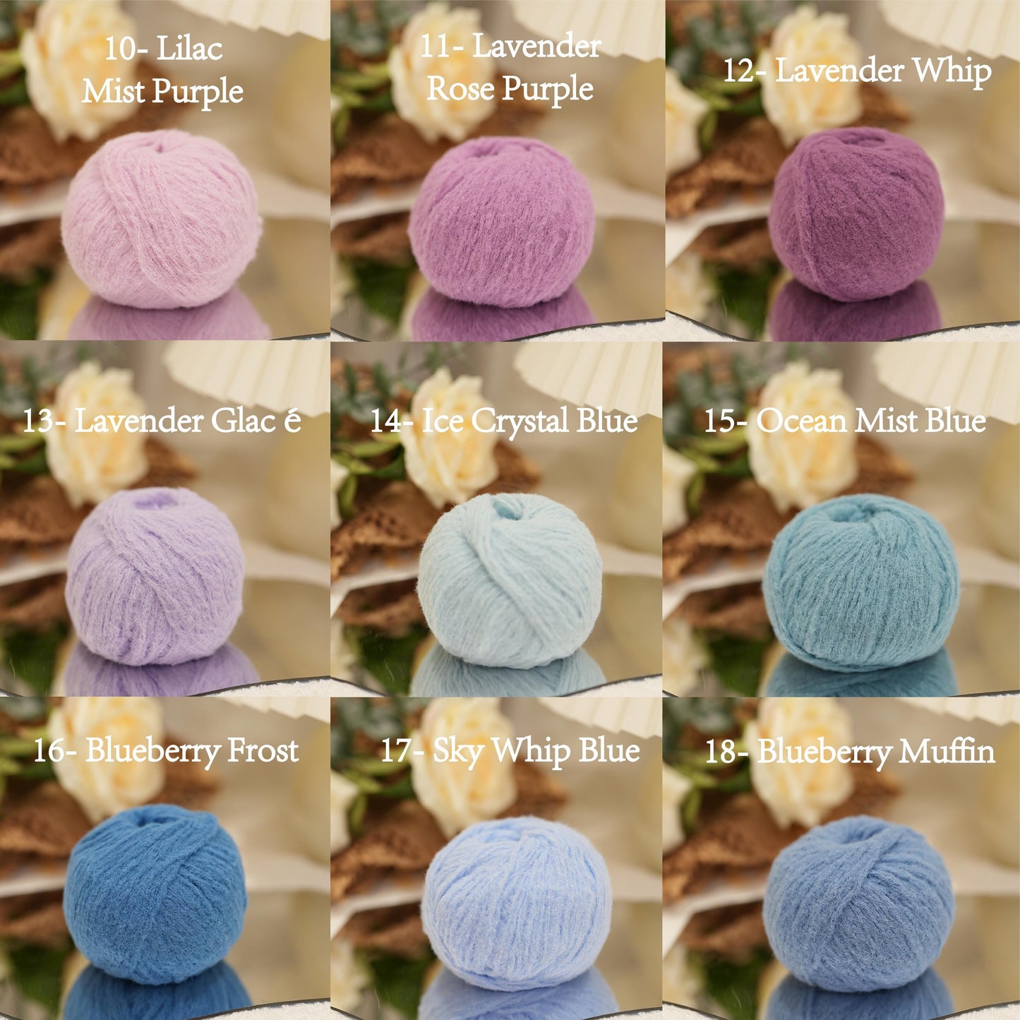 Candy Cloud (Fuzzy Nylon Yarn with Wool Felt)