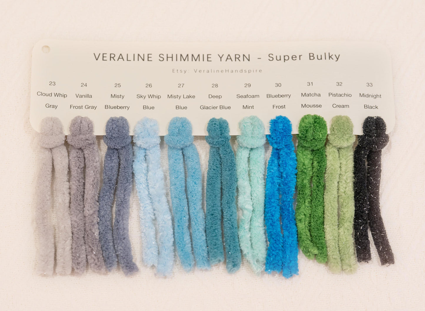 Shimmie (Sparkle Chenille Yarn)