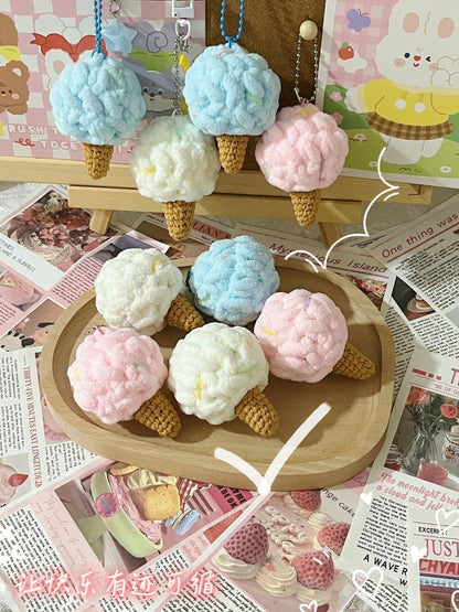 Fluffy Ice Cream Cone Pattern