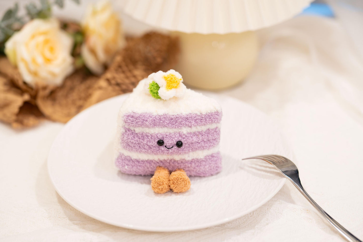 Purple Taro Cake Crochet Pattern