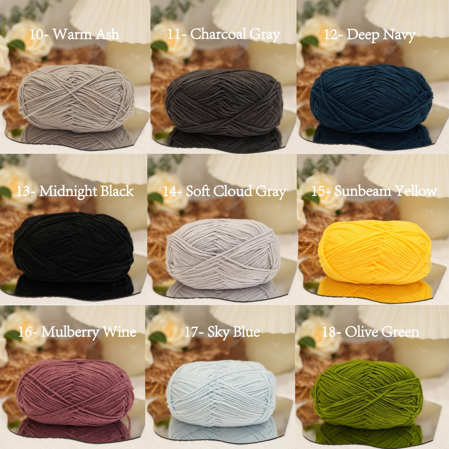 Premium Acrylic Yarn (8-Ply)