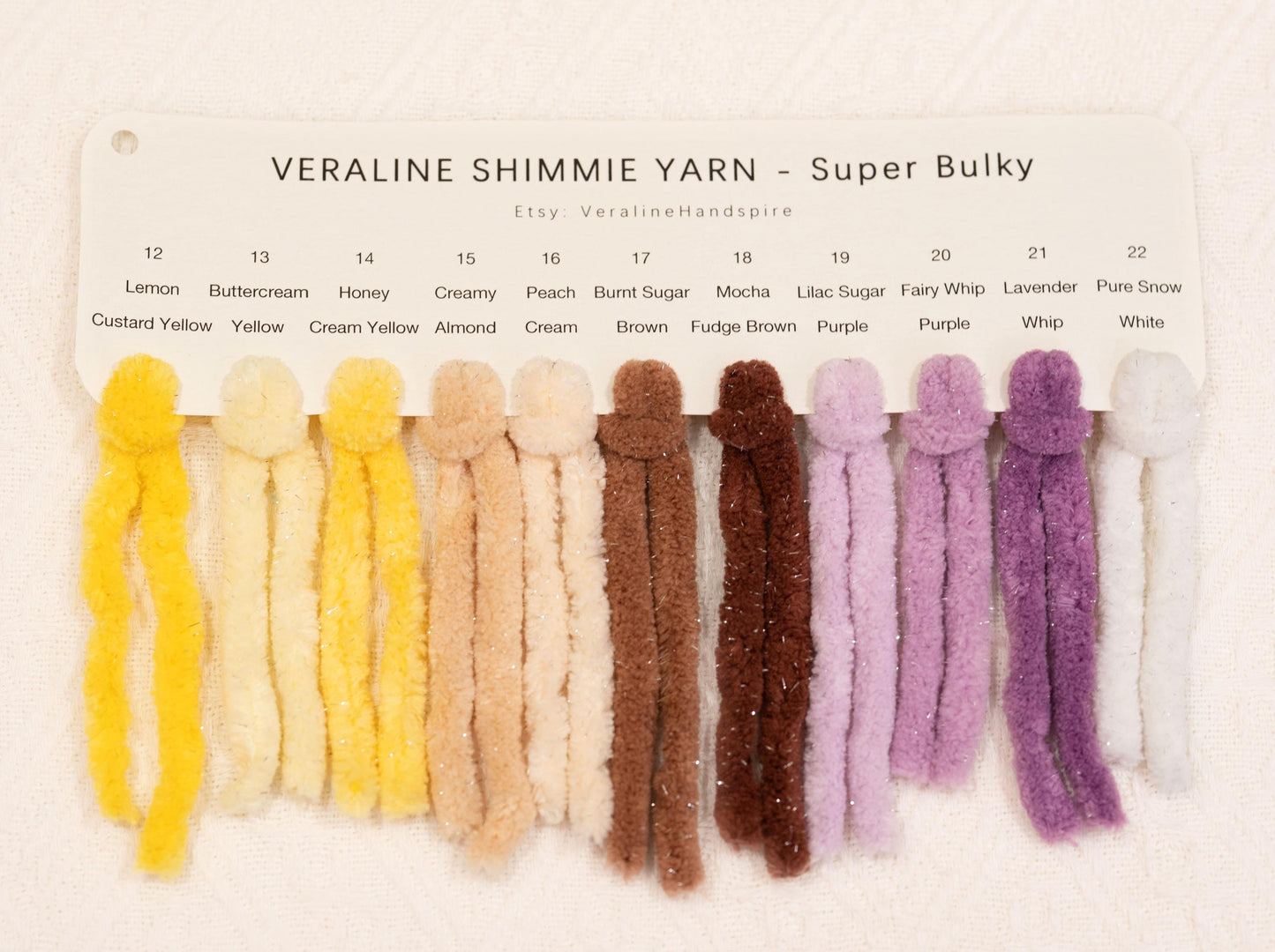 Shimmie (Sparkle Chenille Yarn)