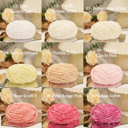 Velvety Chenille Yarn