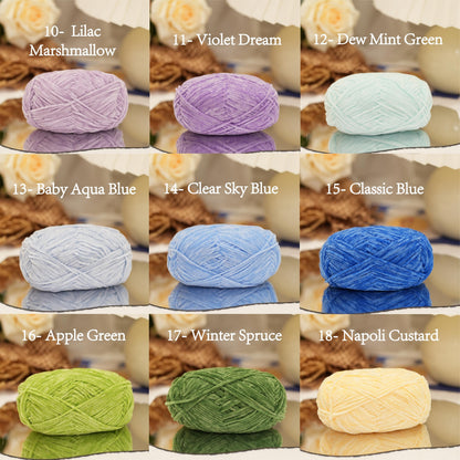 Premium Thin Soft Velvet Yarn