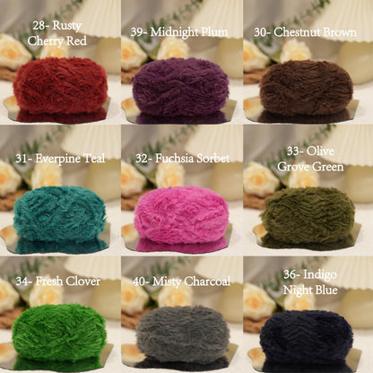 Feather-Soft Faux Fur Yarn