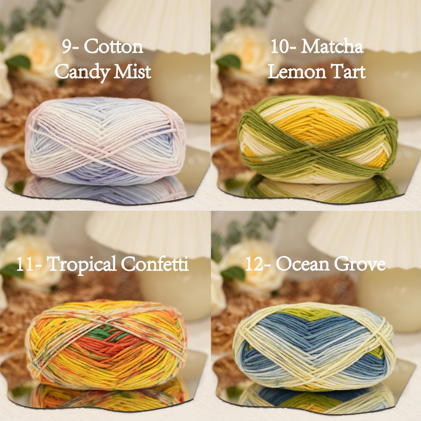 Premium Acrylic Variegated Yarn (8-Ply)