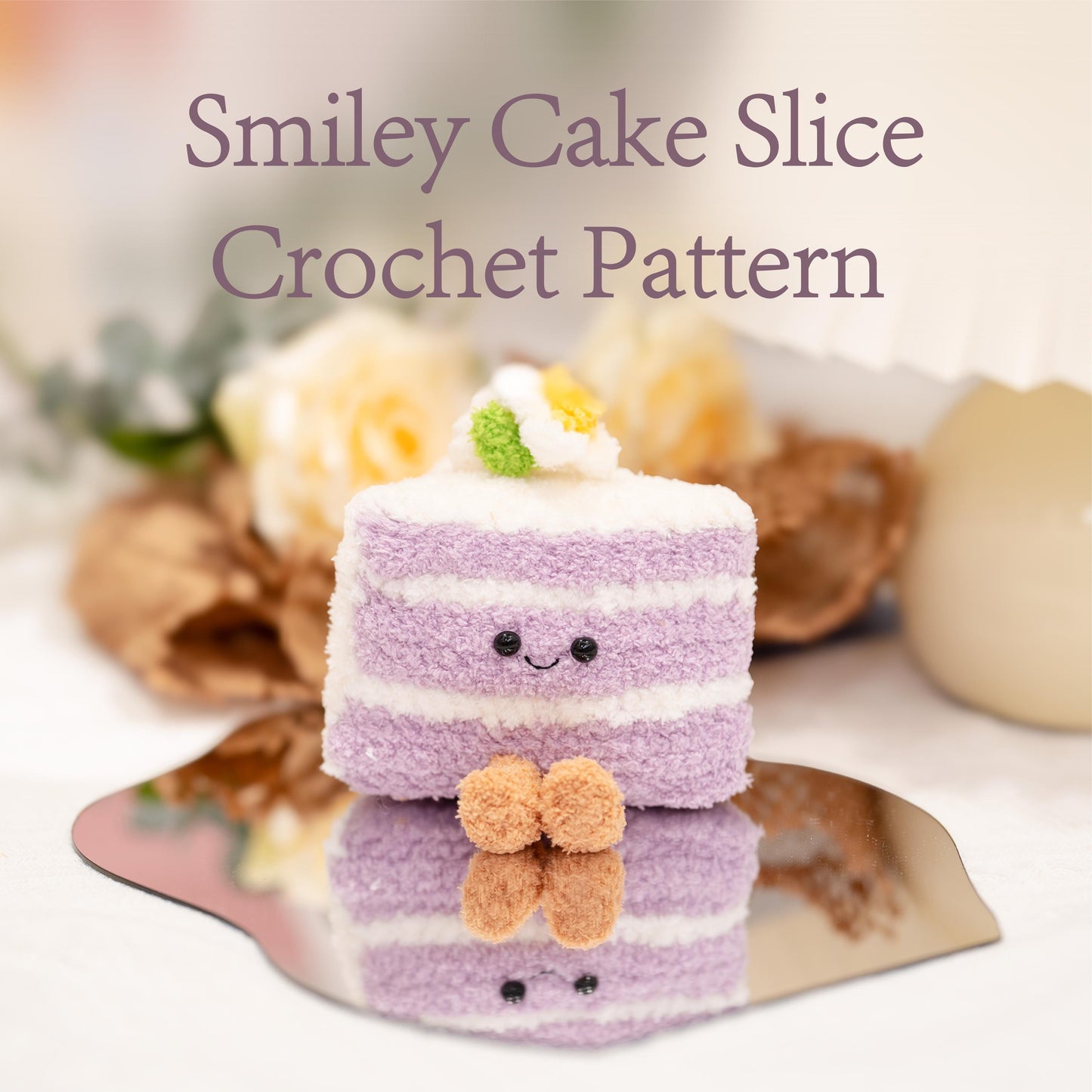 Purple Taro Cake Crochet Pattern