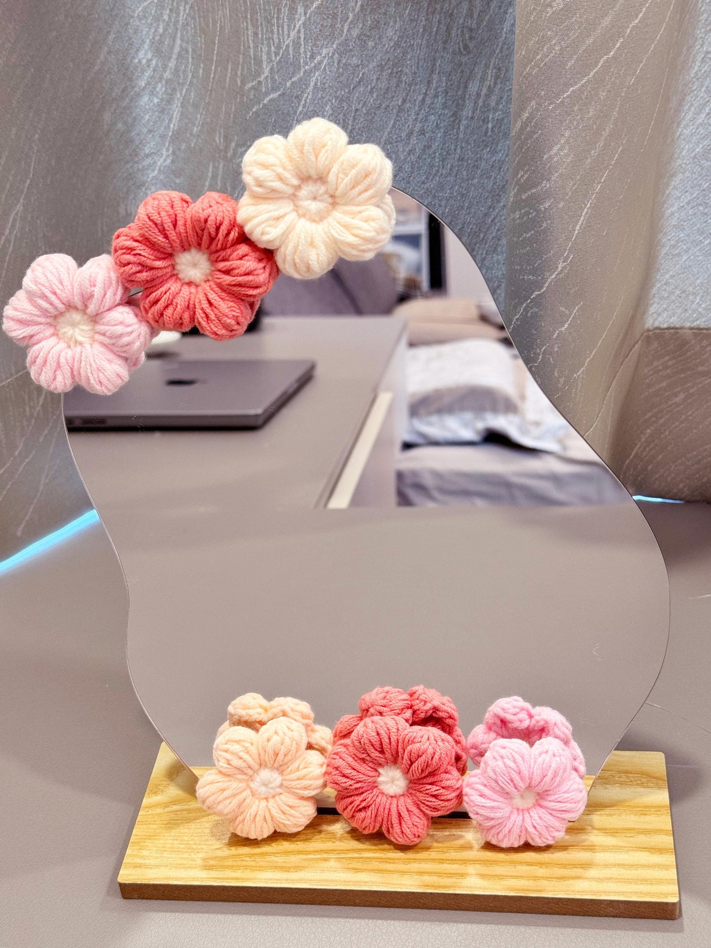 Crochet Puff Flowers for Craft