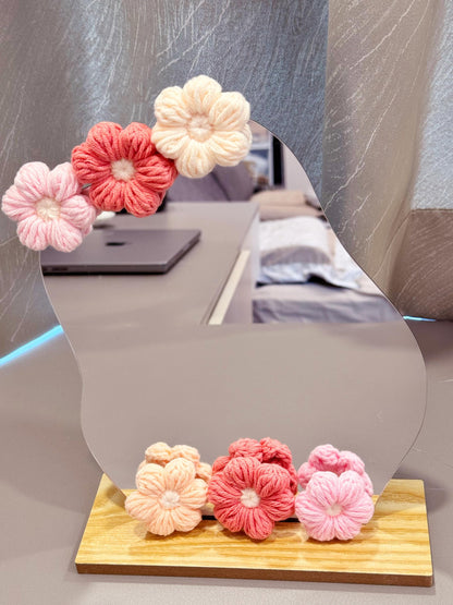 Crochet Puff Flowers for Craft