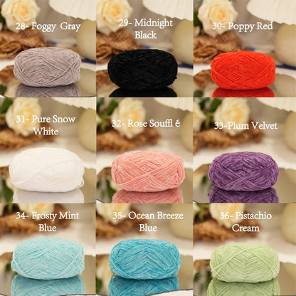 Premium Thin Soft Velvet Yarn