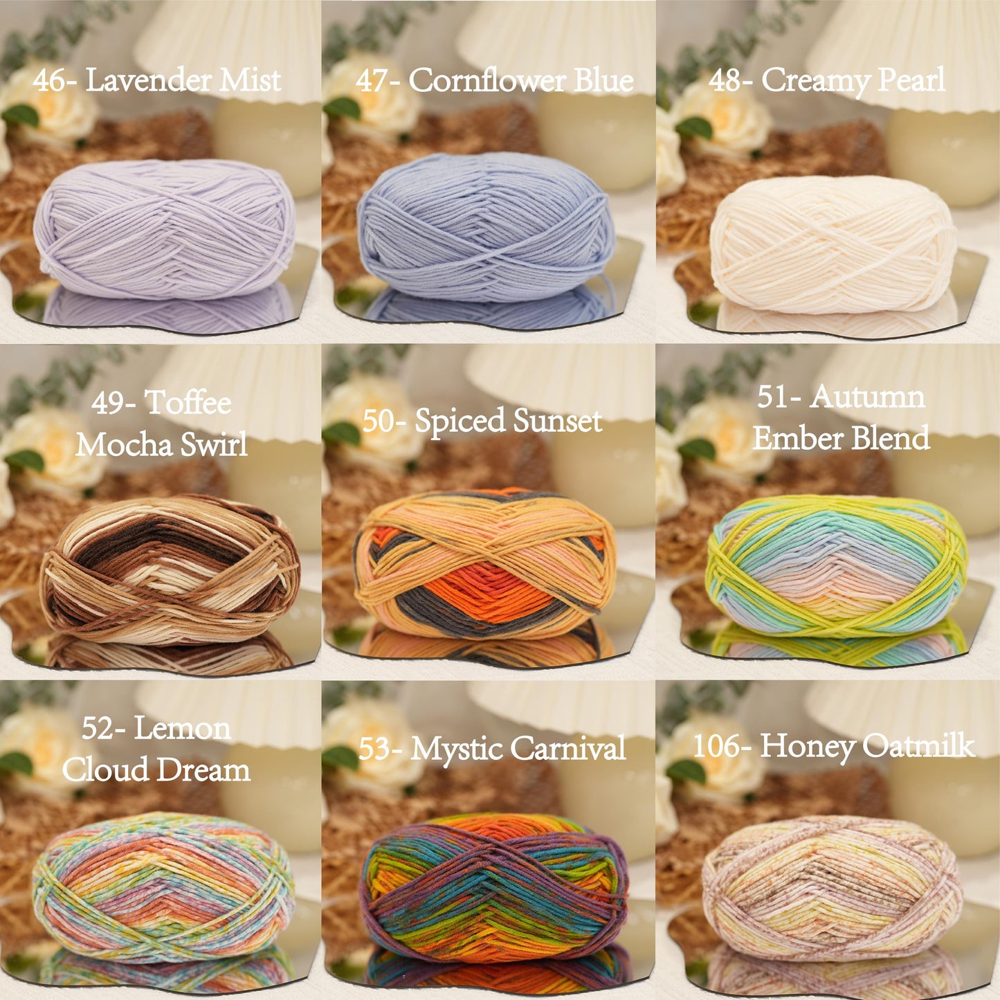 Premium Acrylic Yarn (8-Ply)