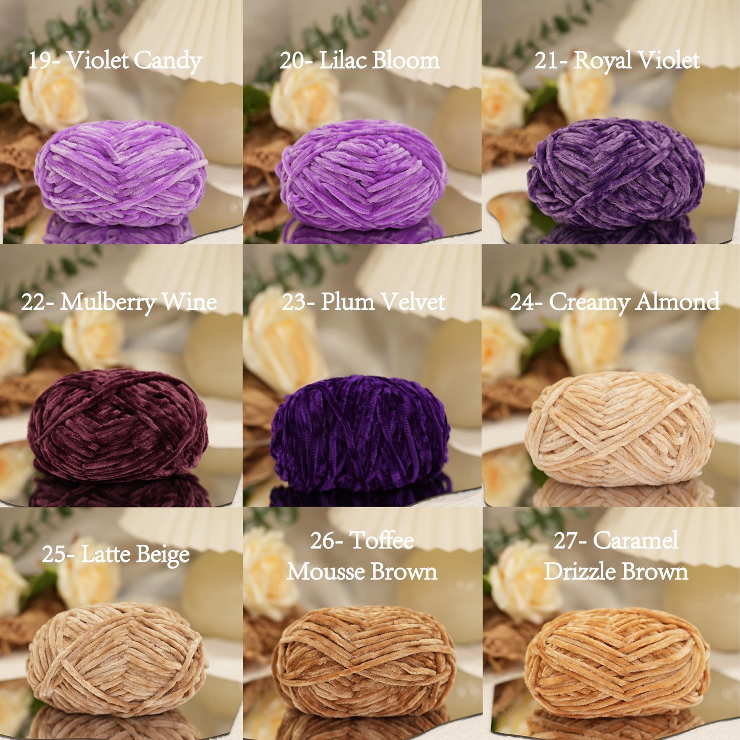 Velvety Chenille Yarn