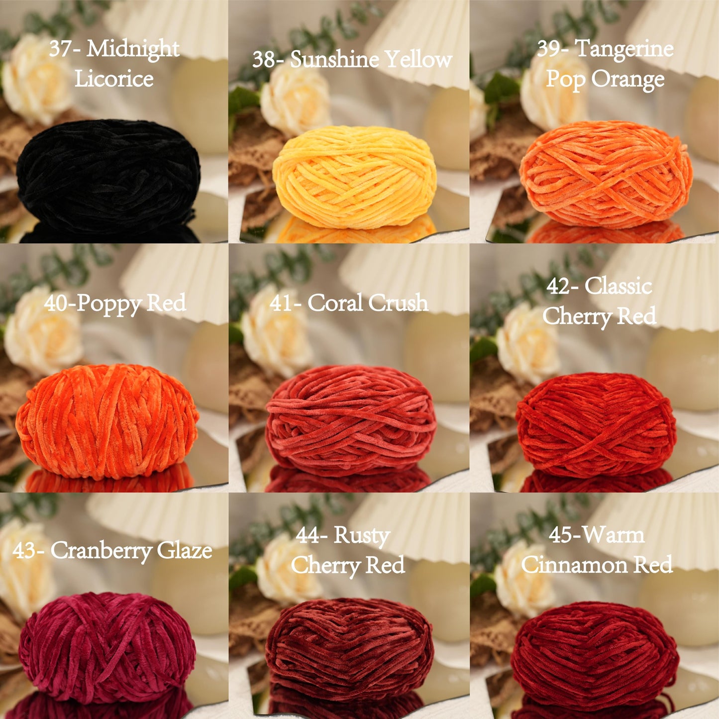 Velvety Chenille Yarn