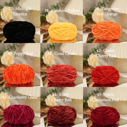 Velvety Chenille Yarn