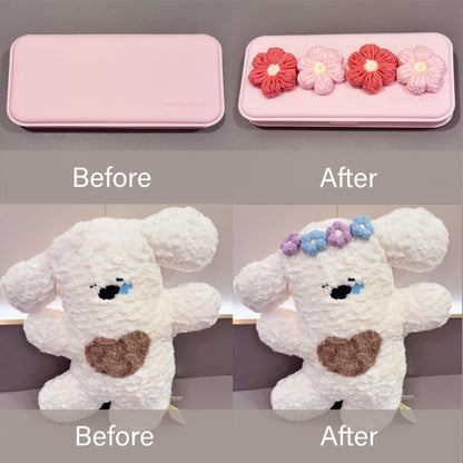 Crochet Puff Flowers for Craft