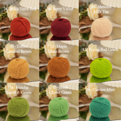 Candy Cloud (Fuzzy Nylon Yarn with Wool Felt)