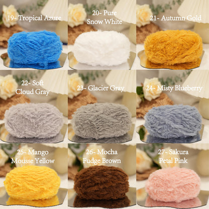Feather-Soft Faux Fur Yarn
