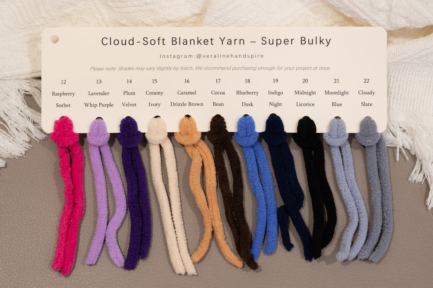 Cloud-Soft Blanket Yarn - Super Bulky