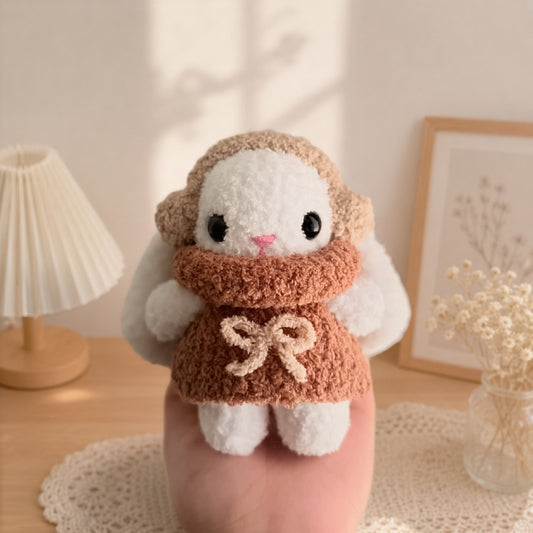 Latte Bow Dress Bunny