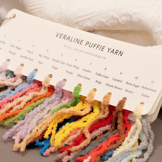 Puffie Yarn Color Card