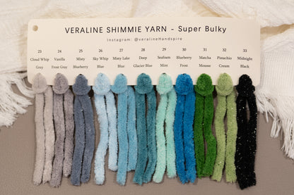 Shimmie -Super Bulky Color Card