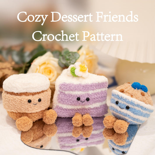 Kawaii Dessert 3 Crochet Pattern PDF