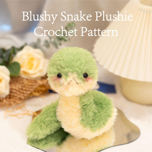 Blushy Snake Amigurumi Pattern
