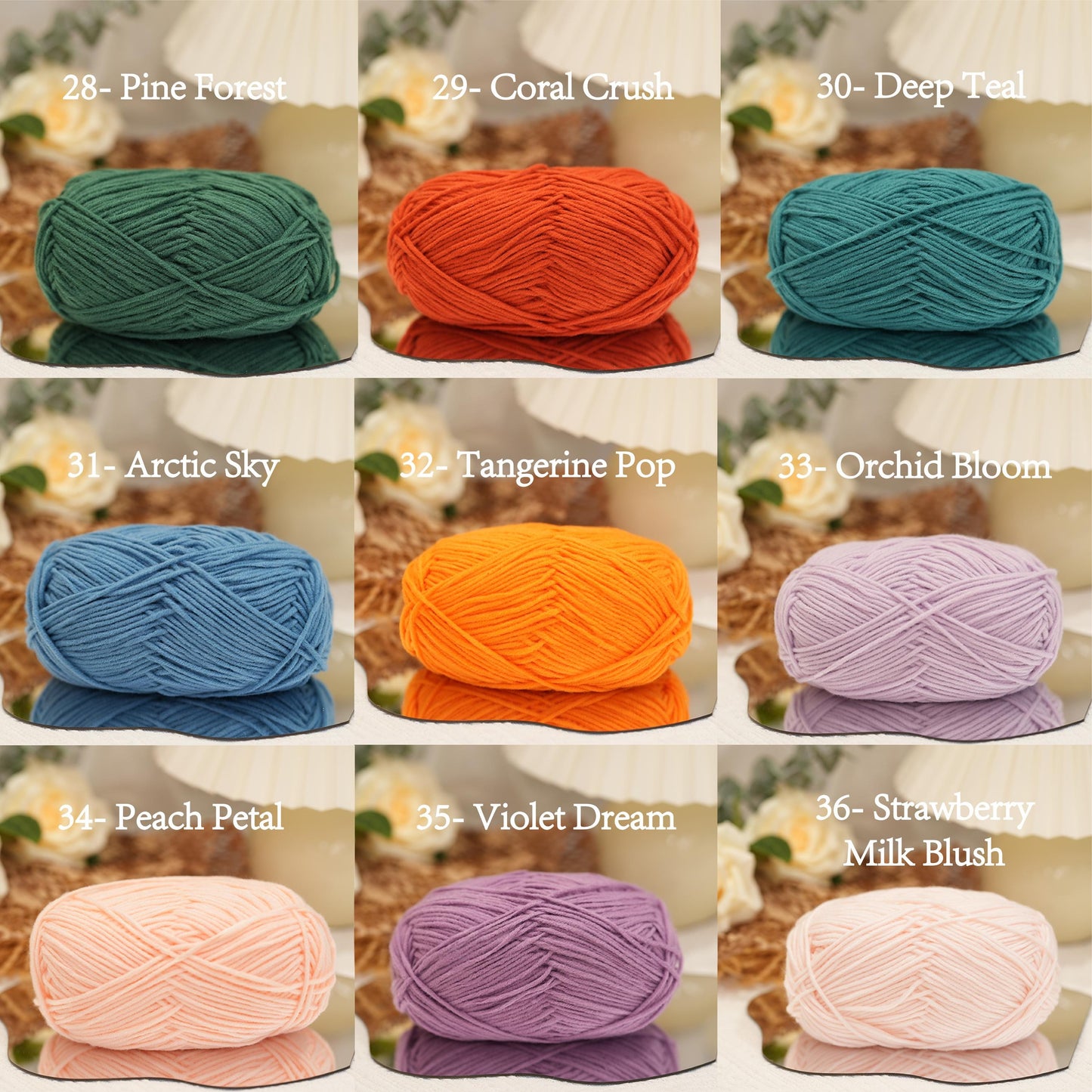 Premium Acrylic Yarn (8-Ply)