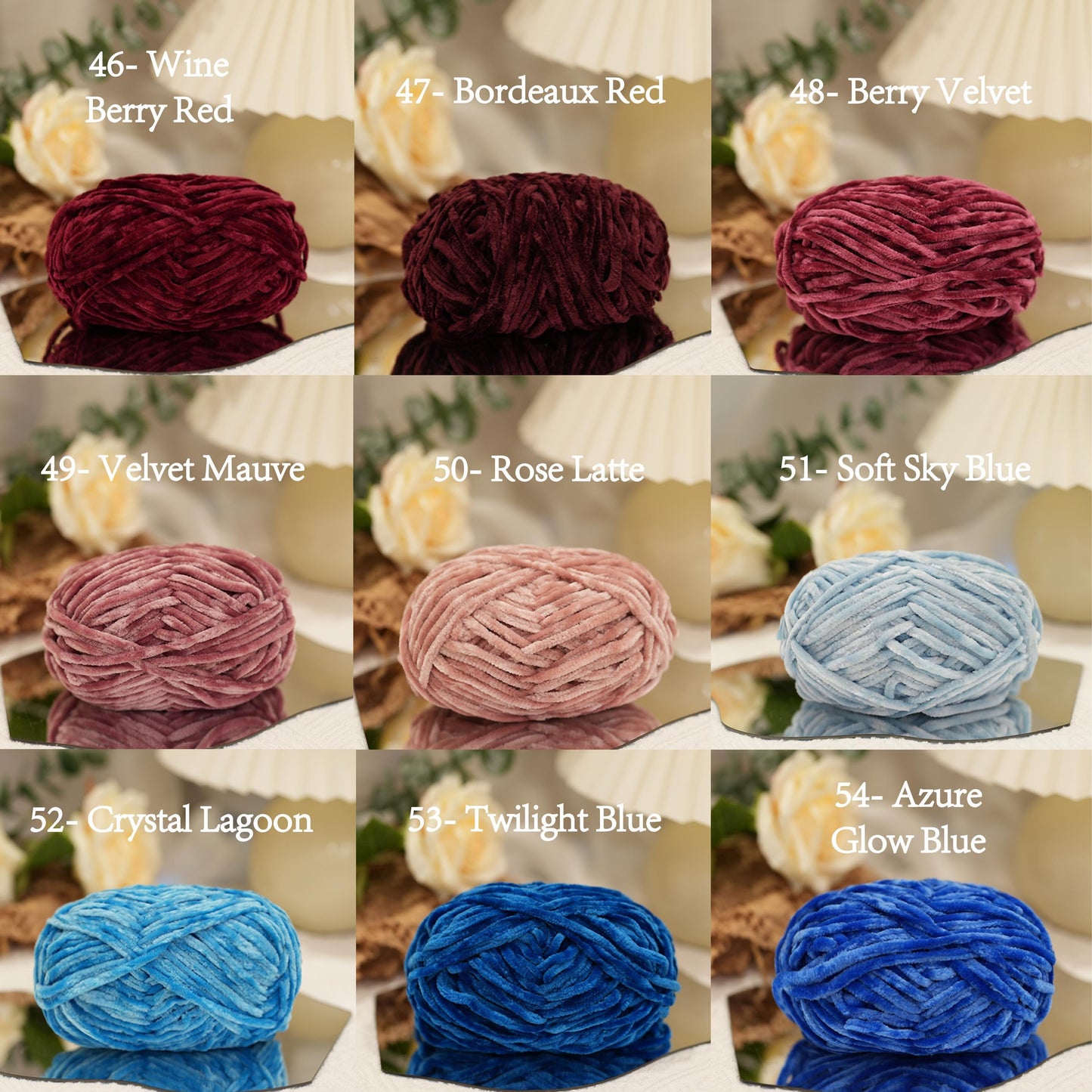 Velvety Chenille Yarn