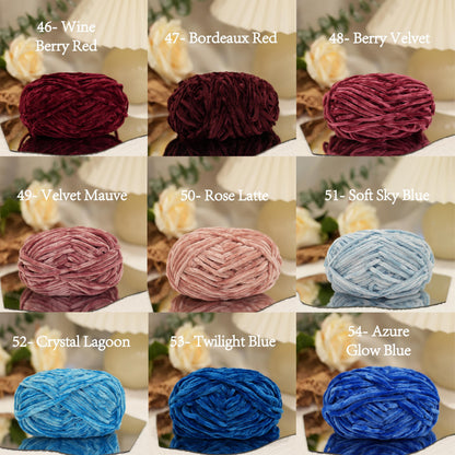 Velvety Chenille Yarn
