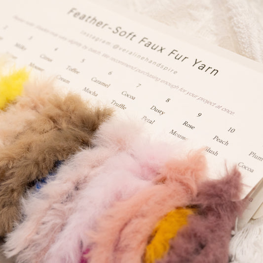 Feather-Soft Faux Fur - Bulky Color Card