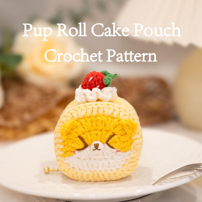 Pup Roll Cake Pouch Pattern