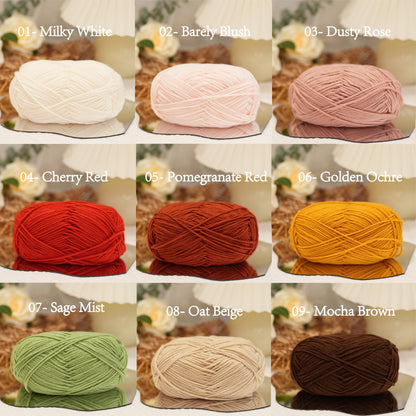 Premium Acrylic Yarn (8-Ply)