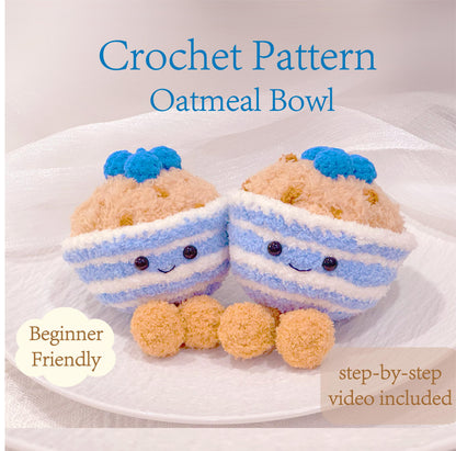 Oatmeal Bowl Crochet Pattern