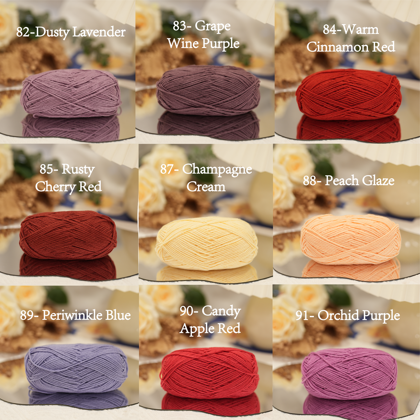 Premium Cotton Acrylic Yarn (4-Ply)