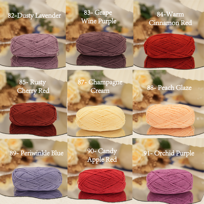 Premium Cotton Acrylic Yarn (4-Ply)