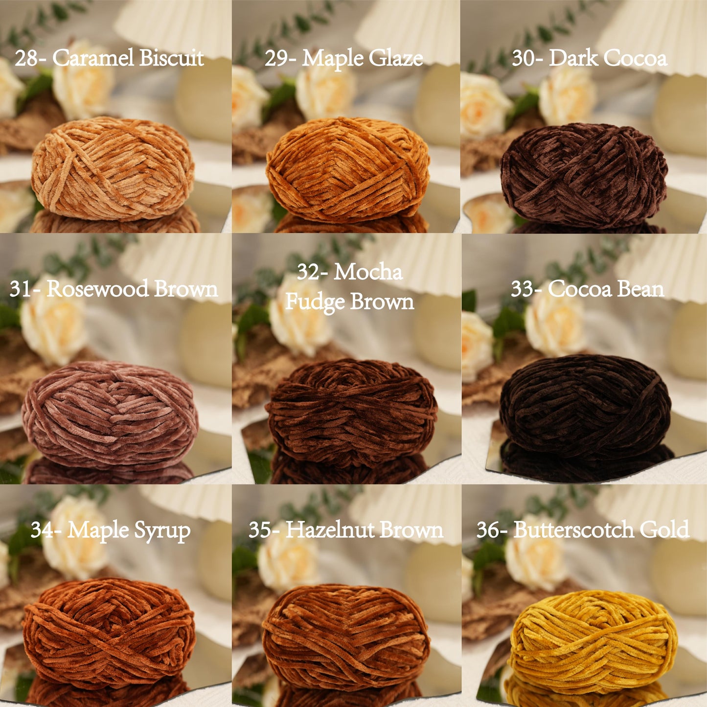 Velvety Chenille Yarn